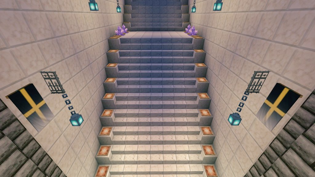 メタン A Twitter Minecraft マイクラ マインクラフト Nintendoswitch バニラ建築 自称黑の建築家 光る額縁を階段に T Co Fng9l93nn6 Twitter