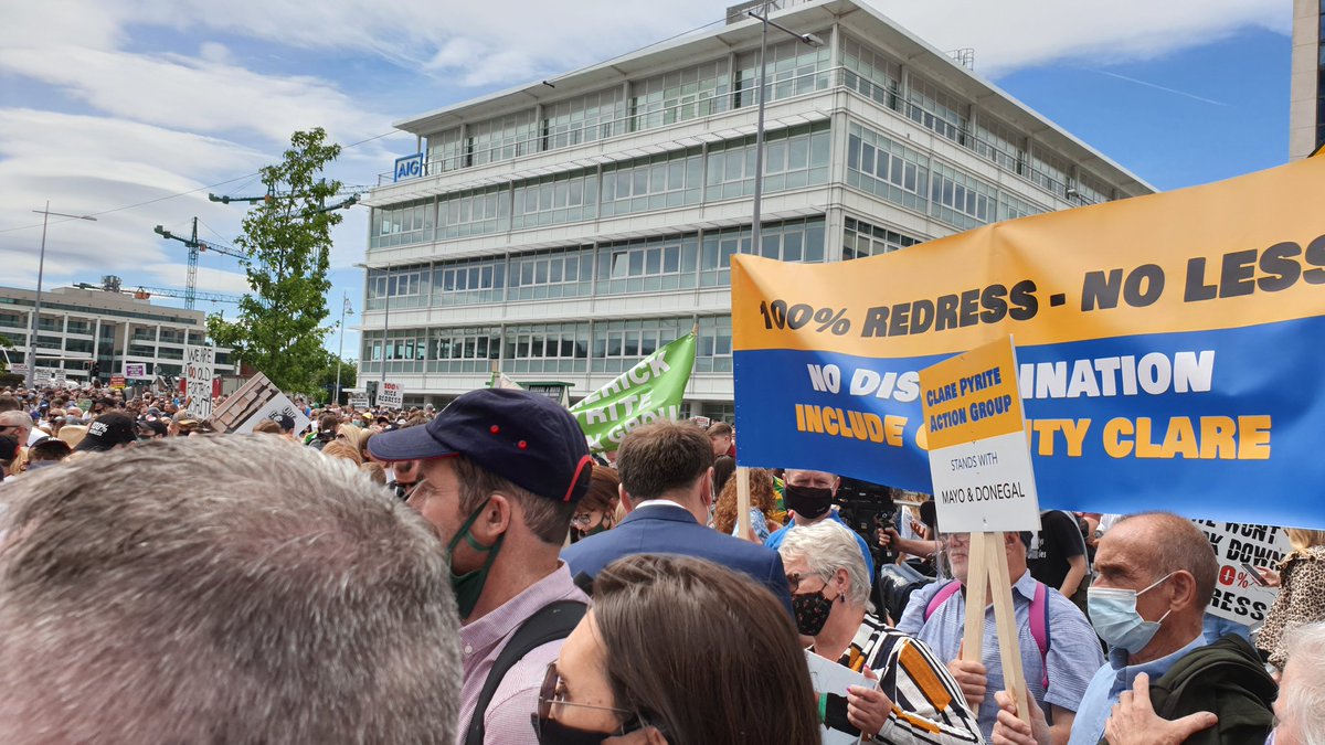 caulmick's tweet photo. Boos from the crowd as it is announced Minister @McConalogue can't attend the protest outside the Convention Centre
#micaredress
#100percentredress https://t.co/c9eJF2NLUQ