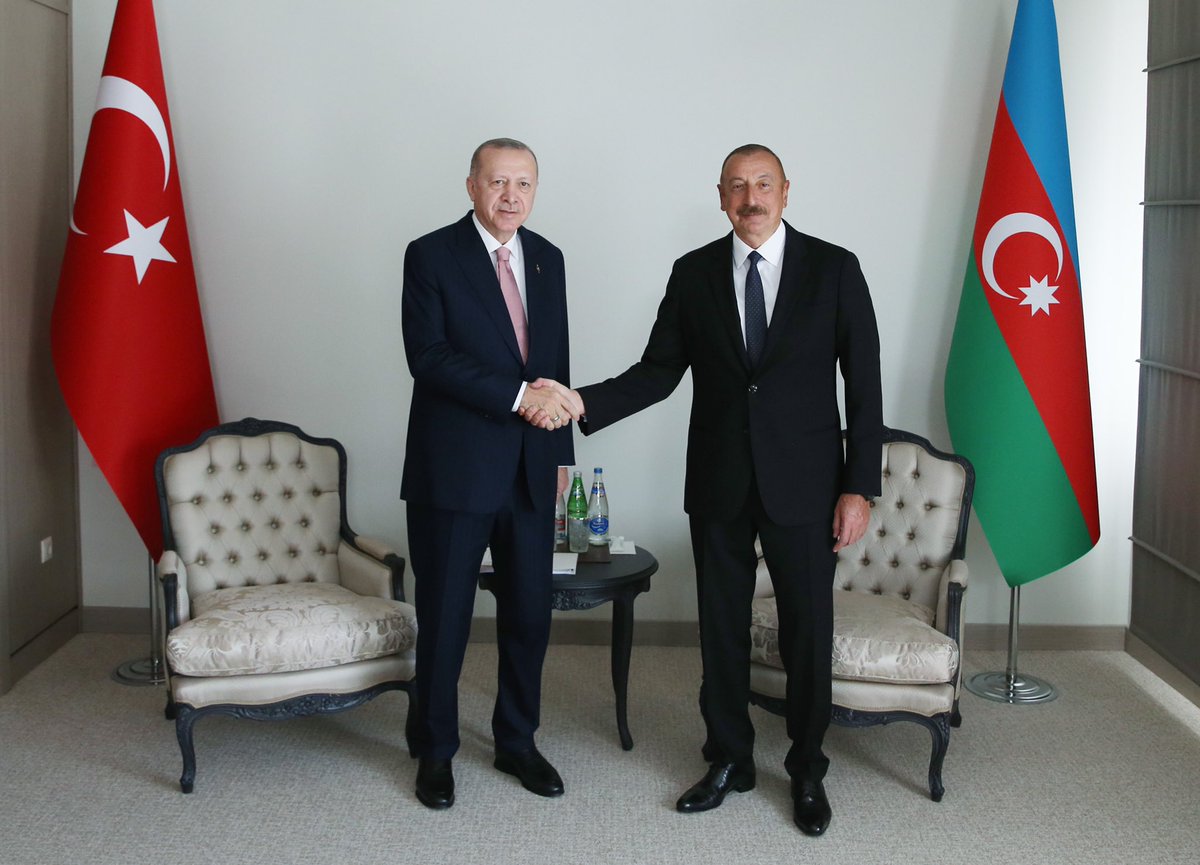 Cumhurbaşkanı <a href="/RTErdogan/">Recep Tayyip Erdoğan</a>, Şuşa’da resmî törenle karşılandı tccb.gov.tr/haberler/410/1…