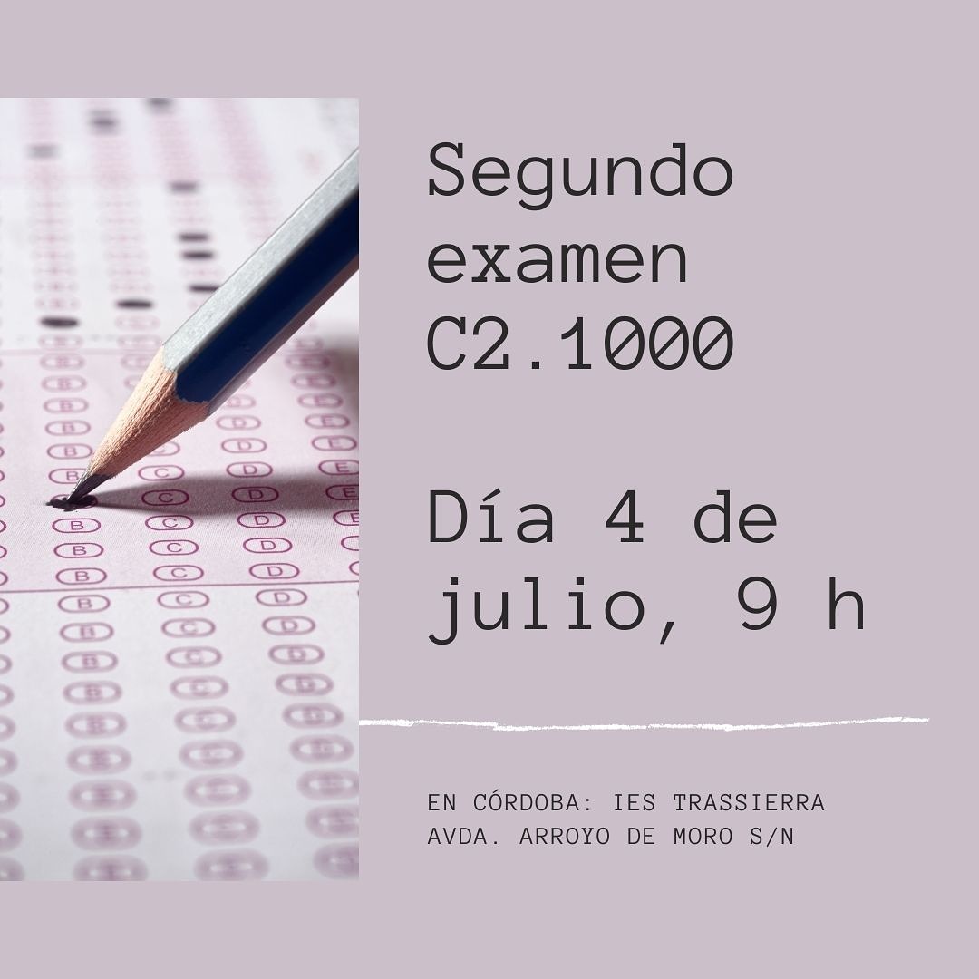 También confirmado segundo examen auxiliares administrativos #juntadeandalucia
Día 4 de julio, 9 horas. En Córdoba, en IES Trassierra. A por ello!!! 💪🏻💪🏻💪🏻💪🏻💪🏻
#Oposiciones <a href="/IAAPJunta/">IAAP Junta Andalucía</a>