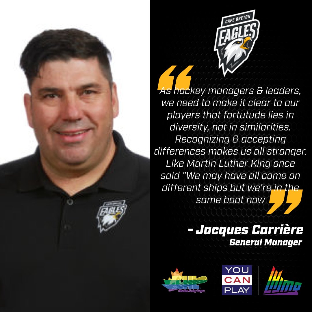 Canadian Hockey League (@chlhockey) on Twitter photo "Hockey is for Everyone!" - Connor Trenholm
<a href="/CBEHockey/">Cape Breton Eagles</a> | <a href="/QMJHL/">QMJHL</a> | <a href="/YouCanPlayTeam/">You Can Play</a>
#PrideMonth "Hockey is for Everyone!" - Connor Trenholm
<a href="/CBEHockey/">Cape Breton Eagles</a> | <a href="/QMJHL/">QMJHL</a> | <a href="/YouCanPlayTeam/">You Can Play</a>
#PrideMonth