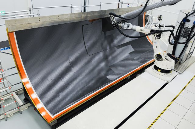 NLR_NL's tweet photo. World’s largest known thermoplastic aircraft structure.
Check out the article and watch the video about a fuselage skin made of thermoplastics produced by automated fibre placement.
https://t.co/Zj0CWLvTDU
@Fokker @tudelft
@diehlaviation
@cleansky_ju
#H2020 #MFFD https://t.co/44bws9SPcH