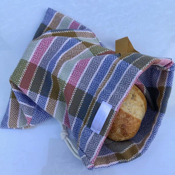 Cheryls_Jewels's tweet photo. Handmade Bread Bag Woven Fabric by @GodrevyT  https://t.co/IVAx9ppOzg #tbch #handmade #handwoven #breadbag https://t.co/zXYiw5OcYU