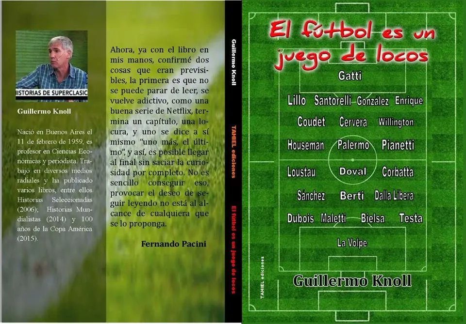 Se viene el día del padre y un libro de regalo podría ser una buena alternativa. Podes elegir entre "La música y el fútbol" o "El fútbol es un juego de locos". Los podes conseguir por Mercado libre o llamando al 1151408113