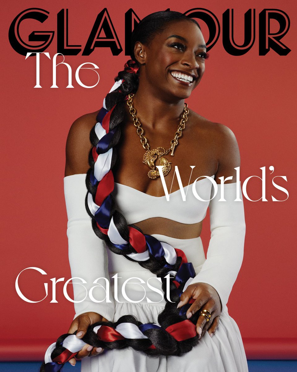 Glamour (@glamourmag) on Twitter photo Ladies and Gentlemen: Our June Cover Star, <a href="/Simone_Biles/">Simone Biles</a>.
25 World Championship medals. Four never-before-been-done moves named after her. One gravity-defying legacy. Simone Biles is without a doubt the world’s greatest gymnast in history. glmr.co/GYh7FDm Ladies and Gentlemen: Our June Cover Star, <a href="/Simone_Biles/">Simone Biles</a>.
25 World Championship medals. Four never-before-been-done moves named after her. One gravity-defying legacy. Simone Biles is without a doubt the world’s greatest gymnast in history. glmr.co/GYh7FDm