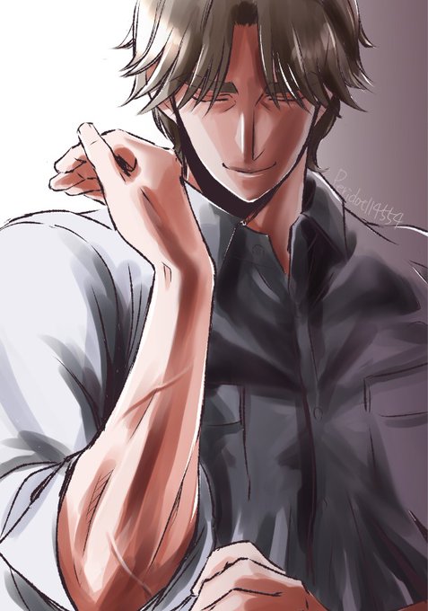 腕まくりのtwitterイラスト検索結果