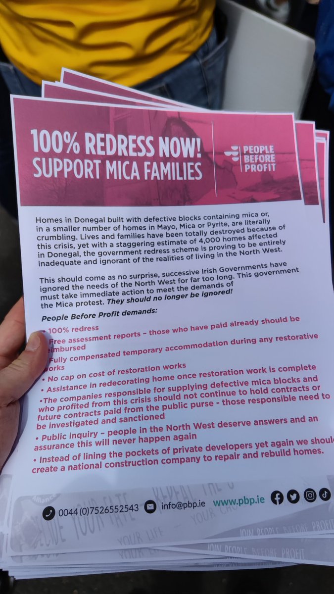 paulmurphy_TD's tweet photo. Clear message from @pb4p supporting #100percentredress #micaredress https://t.co/MN5Qr1f6cU