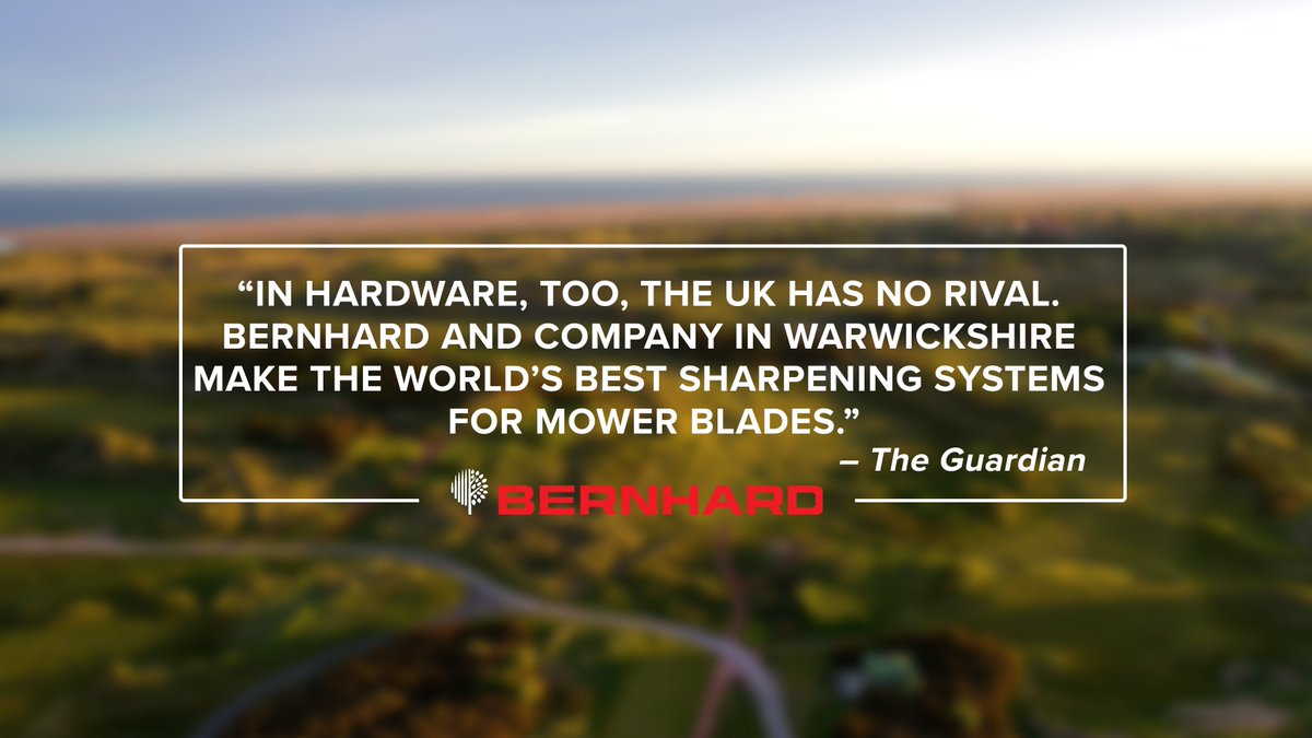 BernhardCompany's tweet photo. Take a look at how the UK’s pursuit of the perfect pitch changed football here...

https://t.co/Jvmp0gX4vR

We have been mentioned as making "the world’s best sharpening systems for mower blades" https://t.co/VjSgrrYBLo