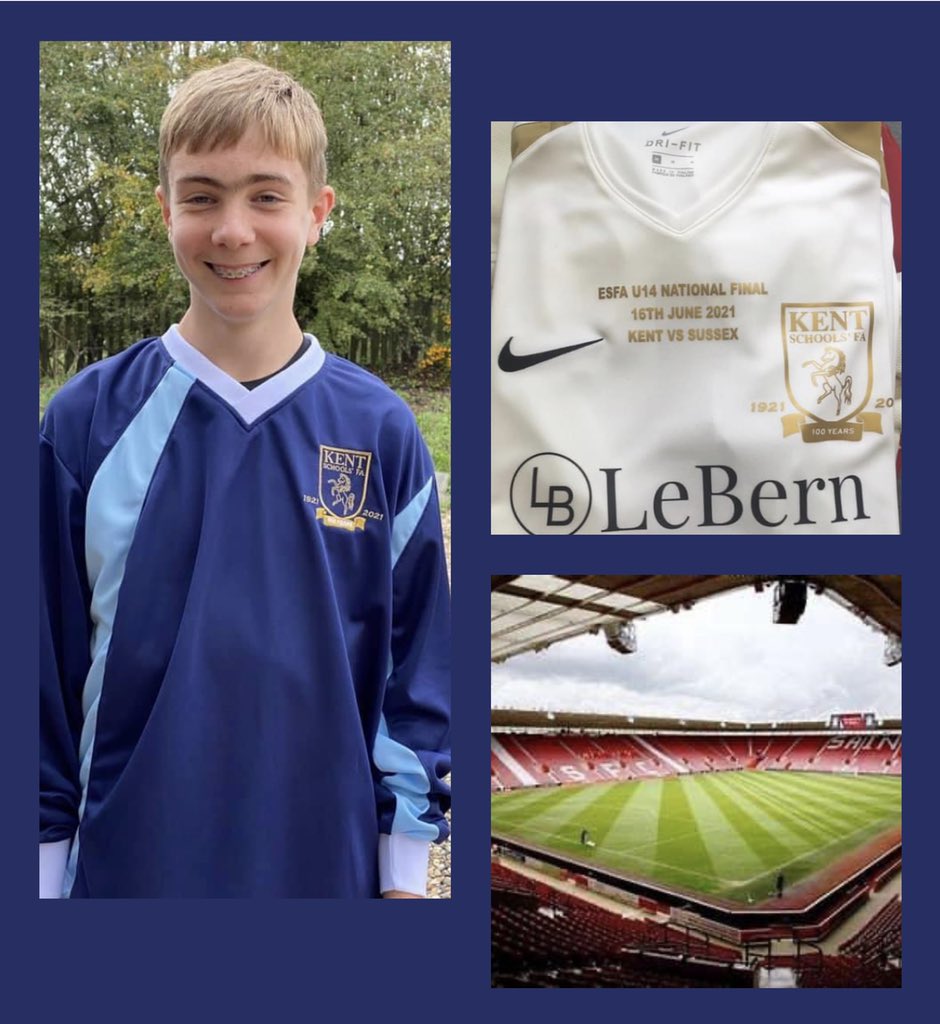 So tomorrow is probably the biggest day in this boys football career so far! 
Such a great occasion to be representing his school, district and county in a National Final at a Premiership Ground!! 
Enjoy the experience boy as these opportunities don’t come along very often. 💙⚽️