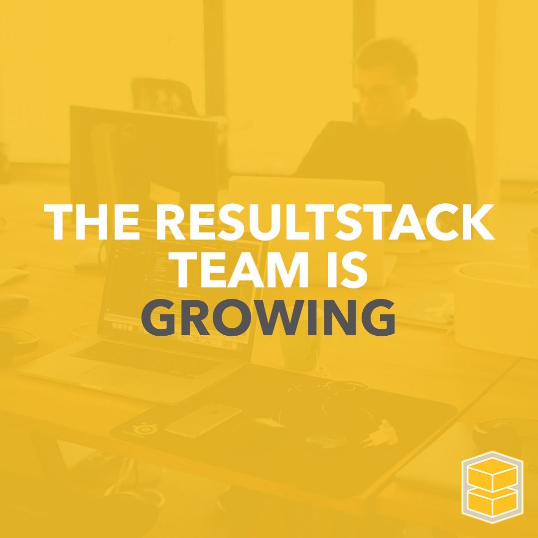 ResultStack's tweet image. The ResultStack team has grown! We&apos;ve been happy to add new members to the team to take on more projects for 2021, but we aren&apos;t done looking. If you have experience developing consumer-facing software and experience in front-end / back-end development, then apply today!