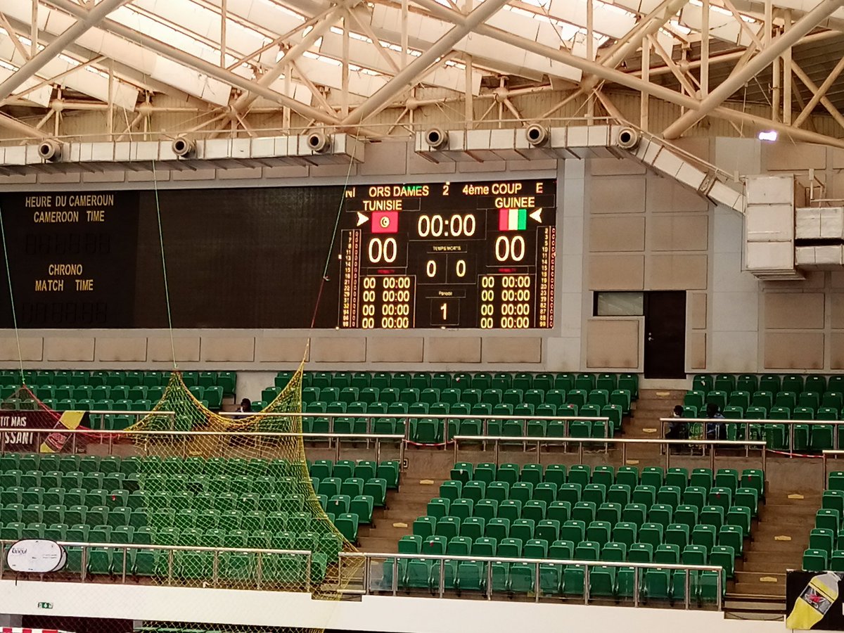 CRTV_web's tweet photo. 🤾🏽♀️🏐QUART DE FINALE
#CANHANDBALL2020
#🇹🇳TUNISIE 0️⃣0️⃣🆚0️⃣0️⃣🇬🇳#GUINEE
Coup d'envoi
📆 15/06/2021
⏲️ 00'
🏟️ Paposy (Yaoundé)
📺 #CRTVSPORT
#TUNGUI https://t.co/udpKNo0r5i