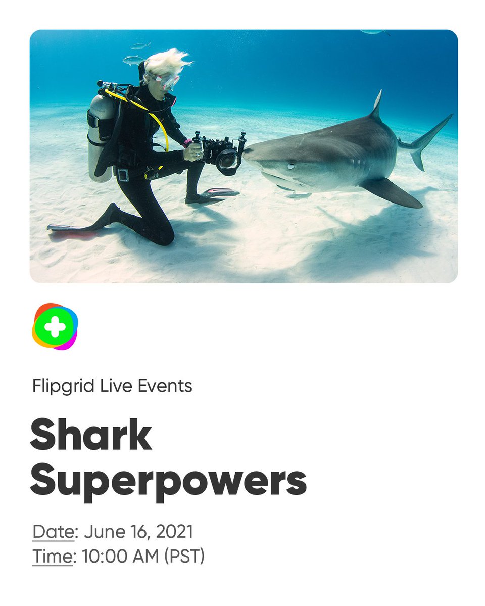 Join <a href="/Sharks4Kids/">Shark Education</a> TOMORROW at 10amPT to explore hundreds of different shark species 🦈! Bring questions for the live Q&amp;A! Register now ✍️: aka.ms/sharks4kids
