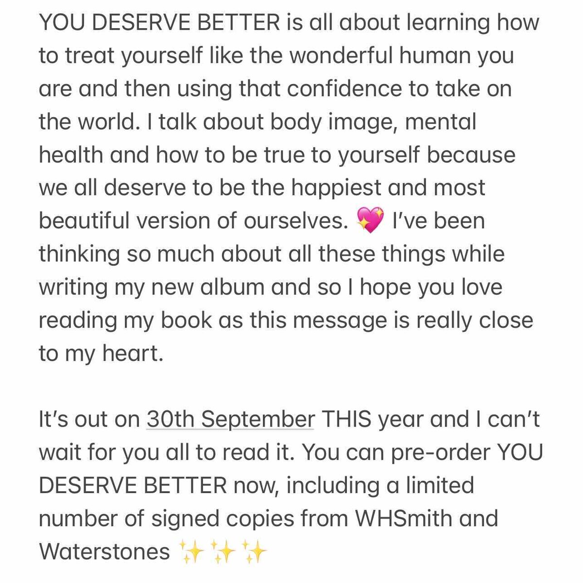 Anne Marie On Twitter I Can T Actually Believe I M About To Say This But I M So Happy To Finally Tell You That I Have A Book Coming Out It S Called You Deserve Better