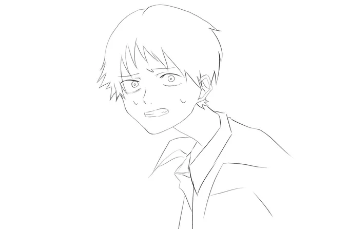 焦り顔シンジくん 