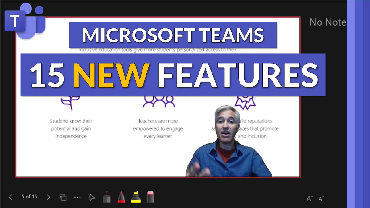 A tutorial video showing 15 NEW features in #MicrosoftTeams 😱 Check out the updates for Teams Desktop, web, Mac and mobile. Many of these features are out, and some are just starting to roll out now 🚀

YouTube 📺 youtube.com/watch?v=C_Mi4N…

#edtech #MIEExpert #edchat #MicrosoftEDU