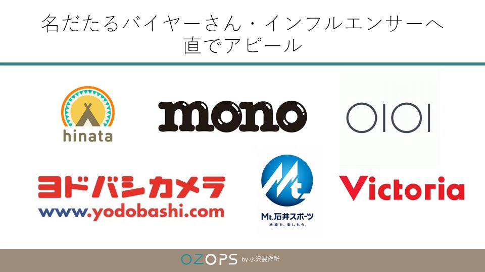 Tazfumi's tweet photo. ã®ããã·ã§ãŒã«åºå±ããŠã©ããªå¹æããã£ãã®ããŸãšããŠã¿ãŸãã
èŠçŽããŠã¿ããšãããããšãŠã倧ããªè»¢æç¹ã§ãã
çºå·¥å Žã¯ã«ã¿ãã«ããã®ã¯åŸæã§ããããŠãŒã¶ãŒã«å±ããã®ã¯èŠæã§ã
補åã«èŸŒããæ³ãããŠãŒã¶ãŒãããŸã§å±ããŠããã
ãããªæµéæ¥è
ãããšåºäŒããããšãæå€§ã®ææã§ãã https://t.co/kVS30prv2c