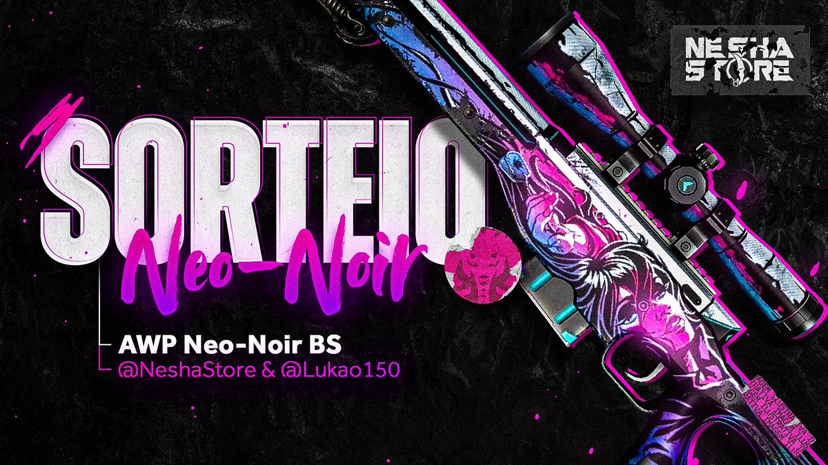 lukao150's tweet photo. 💜 SORTEIO NEO-NOIR 💜

Quer ter a chance de ganhar essa AWPzinha linda?
Então se liga:

🟣 Me siga @lukao150 
🟣 Siga a @Neshastore 
🟣 Marque quantos amigos quiser nesse post
🟣 RT+LIKE

Resultado sai na sexta-feira durante a live!
Boa sorte, lindinhos 🍀 https://t.co/4xc4V1GDwA