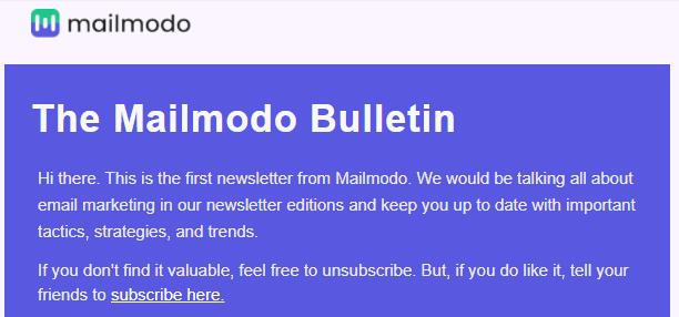 Mailmodo tweet media