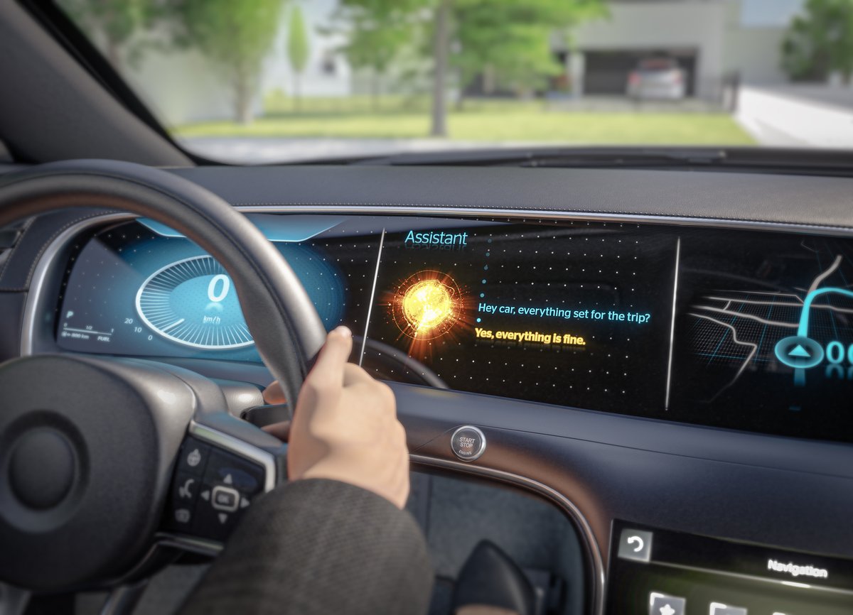 Conti_Press's tweet photo. „Hey #Alexa, in wie vielen km ist der nächste Service fällig?“ Als 1. Zulieferer integrieren #Continental & @EB_Automotive Alexa #CustomAssistant von @Amazon ins Fahrzeug. So können Automobilhersteller ihre eigenen, intelligenten Assistenten erstellen: https://t.co/9Hnljp2yc5 https://t.co/LFUSfvjMoa