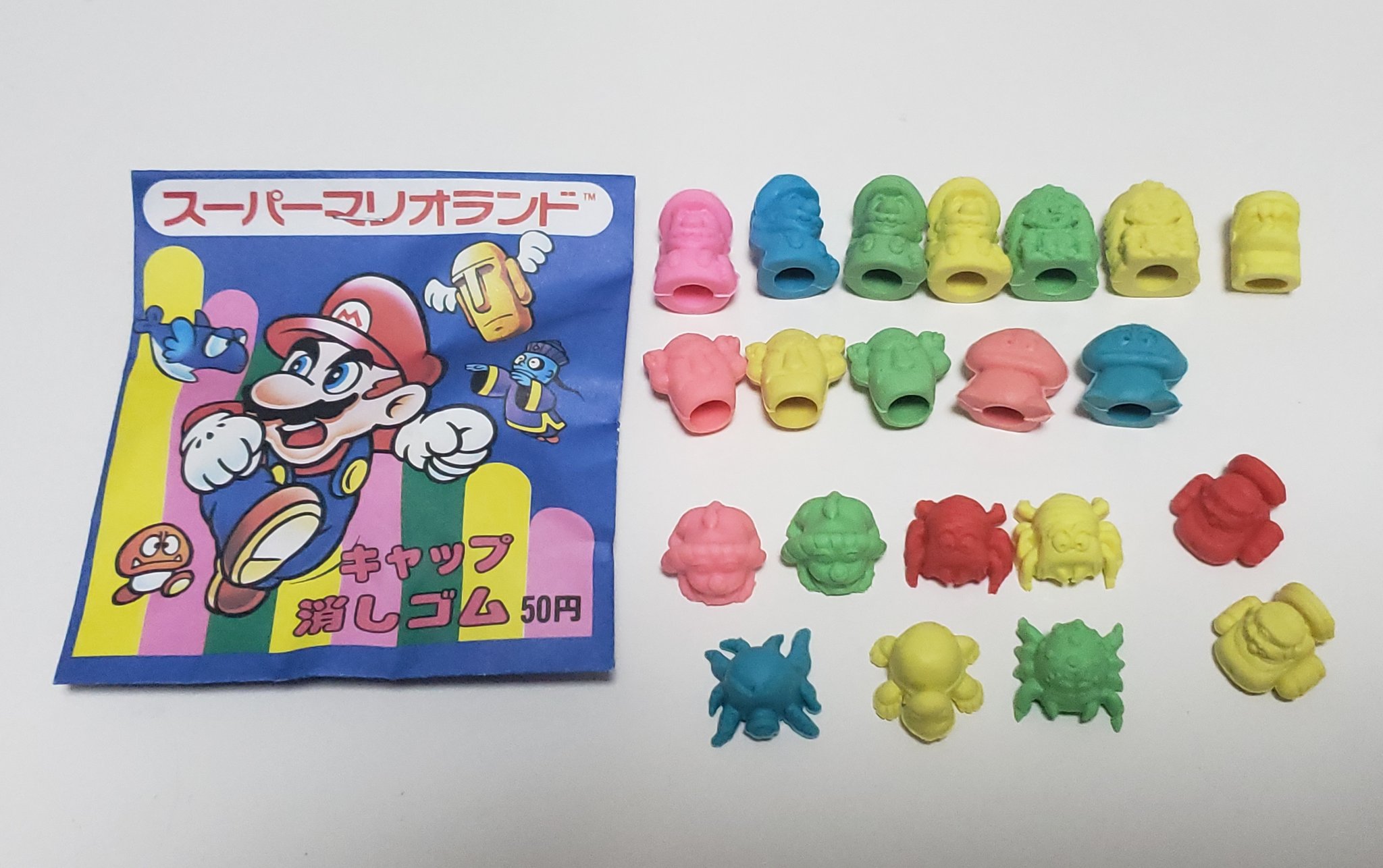 スーパーマリオランド マリンポップ号 消しゴム フィギュア スーパー