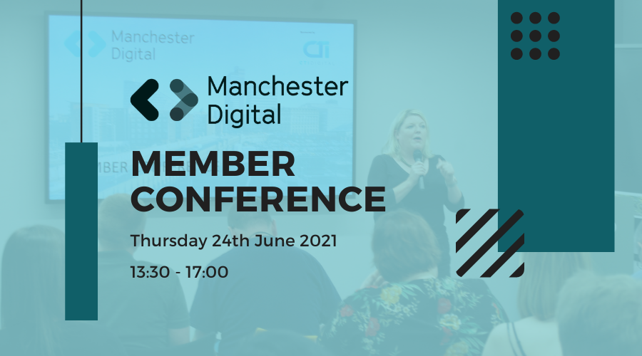 McrDig's tweet photo. The full line-up for next week's Manchester Digital Member Conference has now been announced, feat. talks from a selection of our members on this year's theme - 'the future': https://t.co/58VqWLWMYh

Manchester Digital members can book their place here: https://t.co/0zgBSNkjef https://t.co/rzo8z53XWt