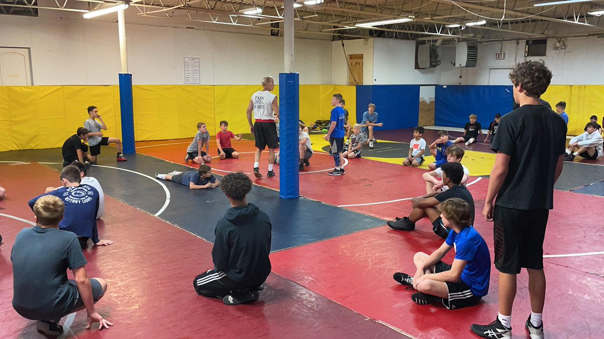 Another day at wrestling camp. With Champions!