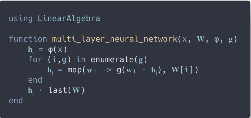 Michielstock's tweet image. Wow, this collection of algorithms in #julialang is so pretty it is nearly poetry! Minimalistic implementations of machine learning models, optimization methods, sorting and more.
github.com/mossr/Beautifu…
