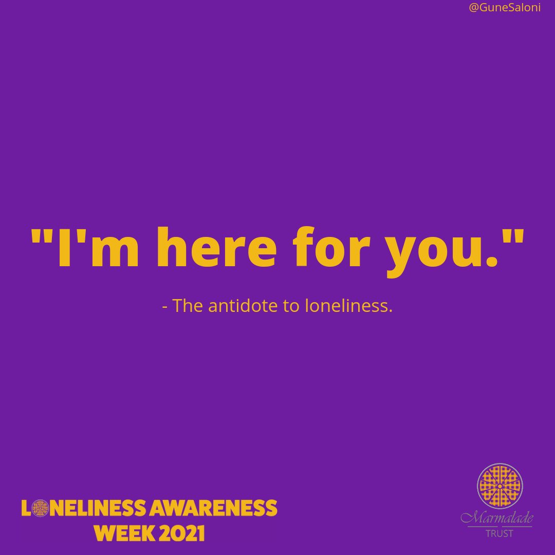 GuneSaloni's tweet photo. @OneMinuteBriefs #LonelinessAwarenessWeek @marmaladetrust https://t.co/bvyp2fQ2Lt