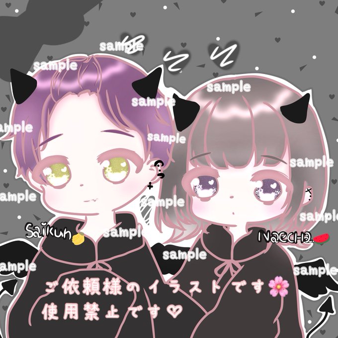 ペア画のtwitterイラスト検索結果