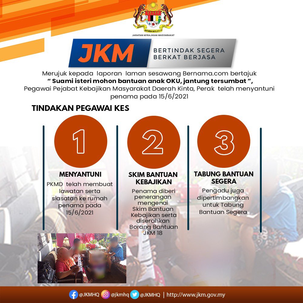 Kebajikan masyarakat 2021 bantuan Cara Mohon