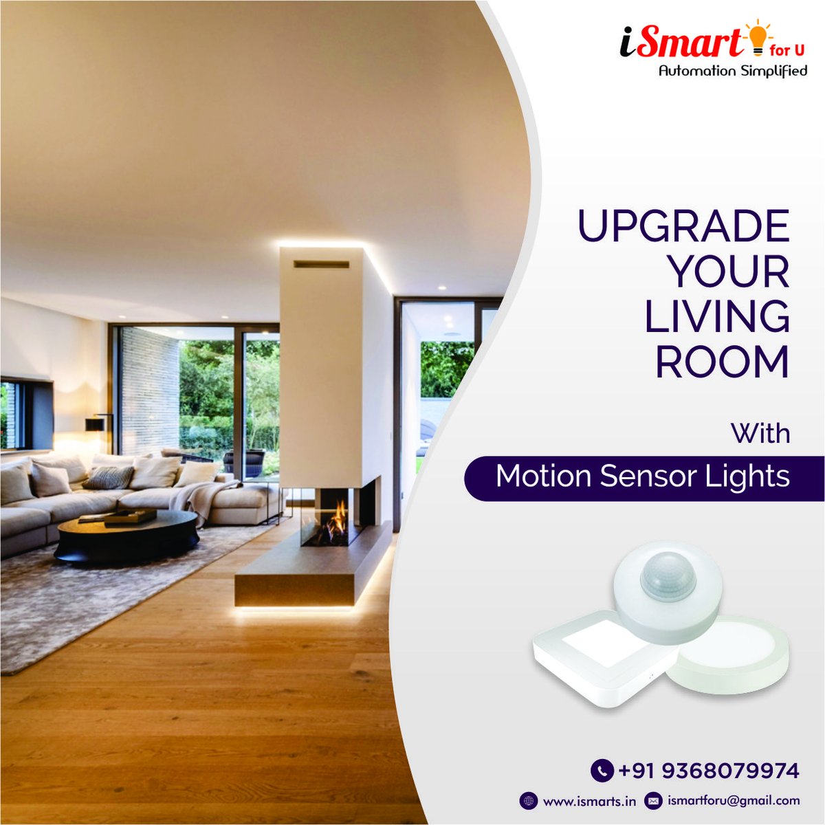 iSmart_for_U's tweet photo. When it comes to saving electricity, trust Smart Motion Sensor Lights.
🌐https://t.co/msJsf0x3wg
📞9368079974

#iSmartForU #smarthome #motionsensorlights #saveelectricity #smartlights #smartinteriors #smarthomeinteriors #smarthomedesign  #noida #homedesigners #delhi https://t.co/cYM60P3oBm