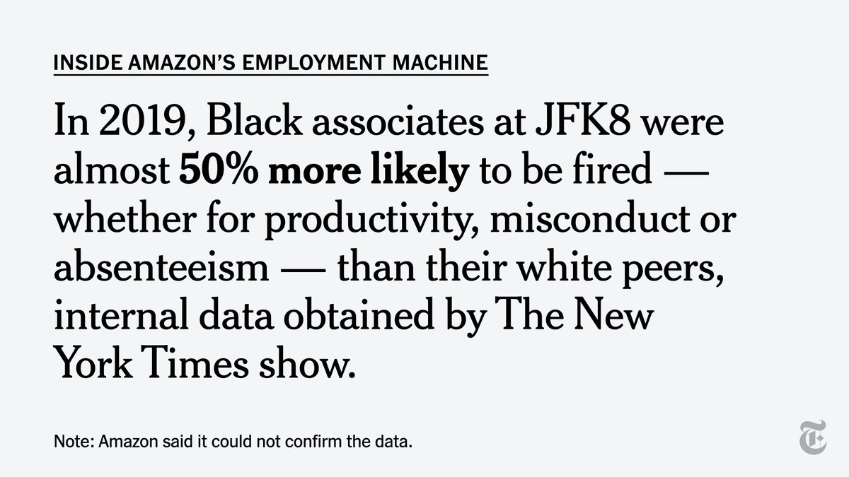 Between the tracking and few advancement opportunities, “a lot of minority workers just felt like we were being used,” one worker said. Amazon announced new diversity plans this spring, including a goal to “retain employees at statistically similar rates across all demographics.”