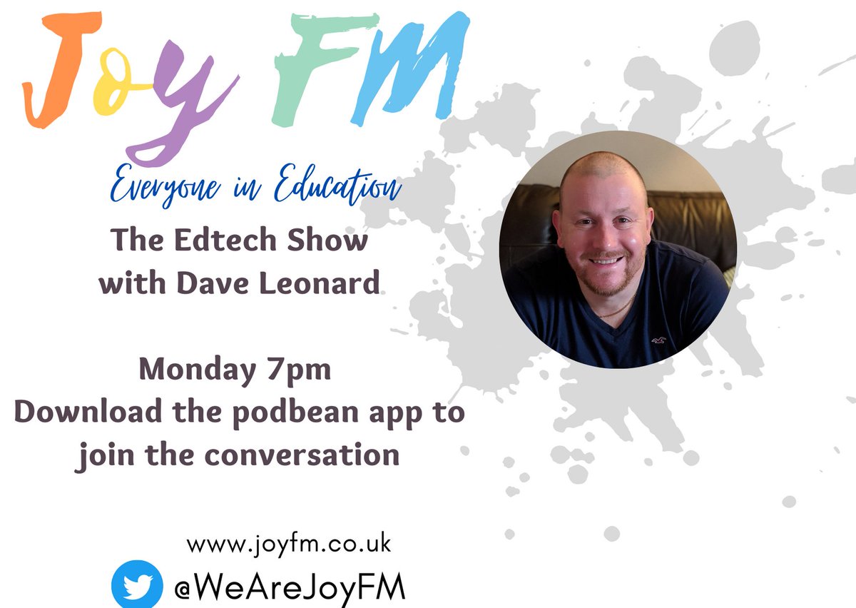 WeAreJoyFM's tweet photo. Your 'IT Dept' host this week is @itbadger 

@CloudBusiness9 is his guest ahead of the @C_learning_net event on 23rd June

What's new, and what's next? #FEFORWARD2021

Tune in Monday 7pm via podbean app or https://t.co/5dBvuUZ783

Catch up later as a podcast

#EveryoneInEducation https://t.co/lGZQSzY5dI