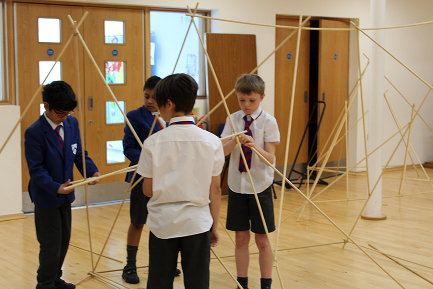 LboroFairfield's tweet photo. Year 4 have been busy building different shelters for different climates as part of their architecture day. They experimented with wooden poles and rubber bands to create structures for the desert and the rainforest!

#LboroFairfield #LSFFamily #PrepSchools #UpperPrep https://t.co/bWDjOhTIsK