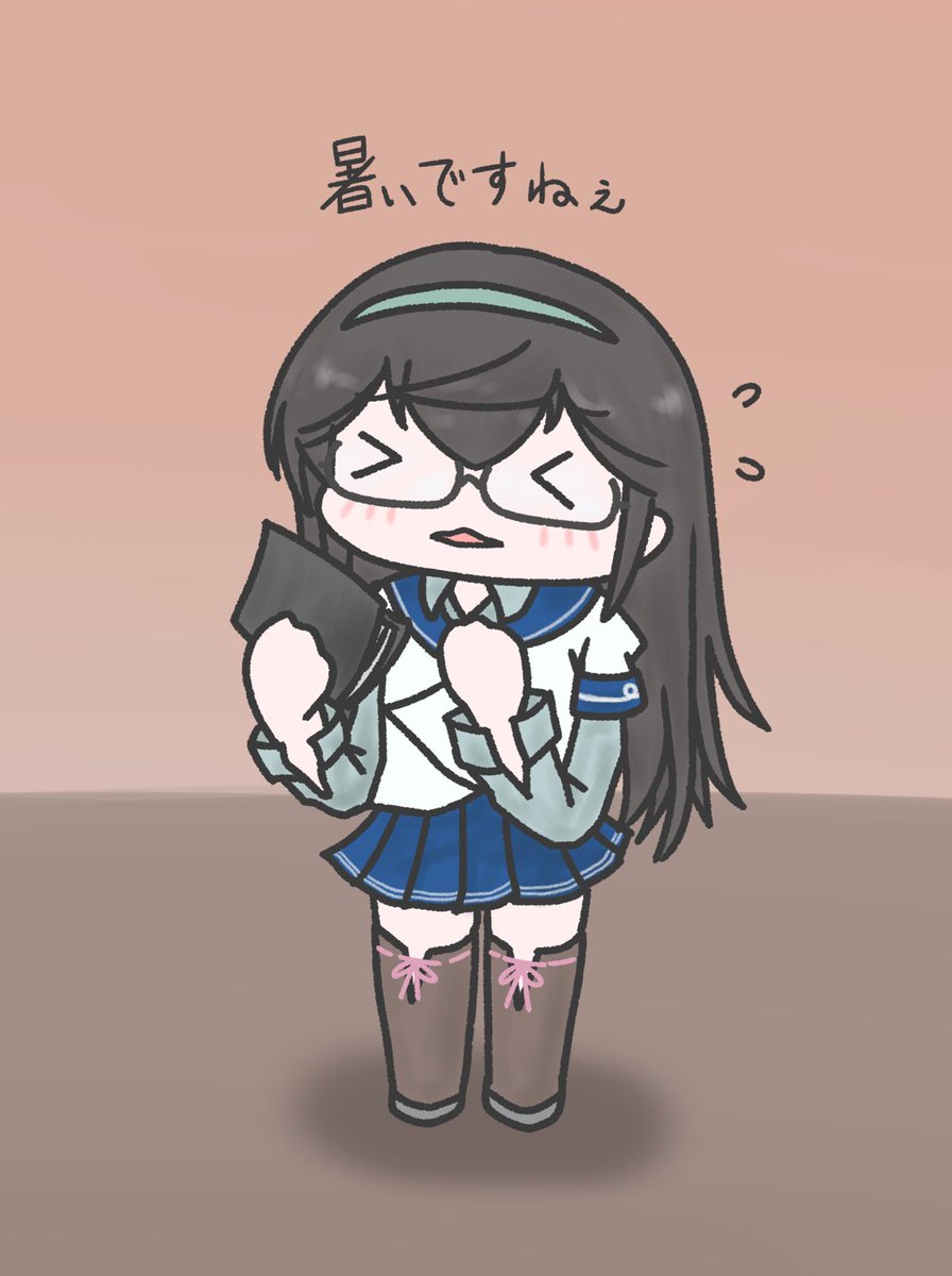 大淀(艦これ) 「暑淀どん 」|ジョニーのイラスト