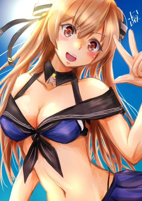 #夏だし水着絵載せようぜ 
案外載せるの迷ったw 