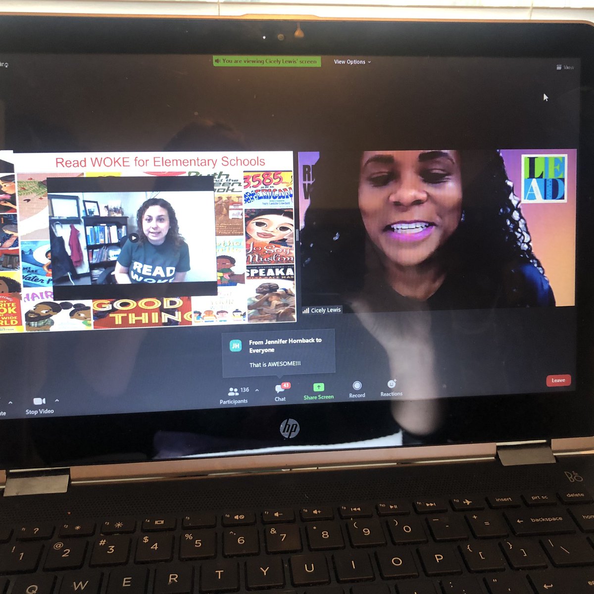 Amy_BakerLMS's tweet image. What an amazing and inspirational session with @cicelythegreat at the #JCPSLSA2021 #jcpslibraries