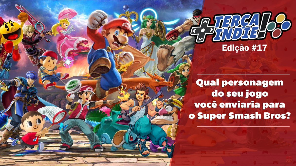 seizestudios's tweet photo. Em dia de #E32021  e #NintendoDirect, está aberta a 17ª #TerçaIndie.

Comente nesse post qual personagem do seu jogo você gostaria de colocar na mão do Sakurai. 

E você que é jogador ou produtor de conteúdo, deixe sua sugestão também.

💙Curta
🔁Compartilhe
🏷️Marque alguém https://t.co/j3QEESIXcL