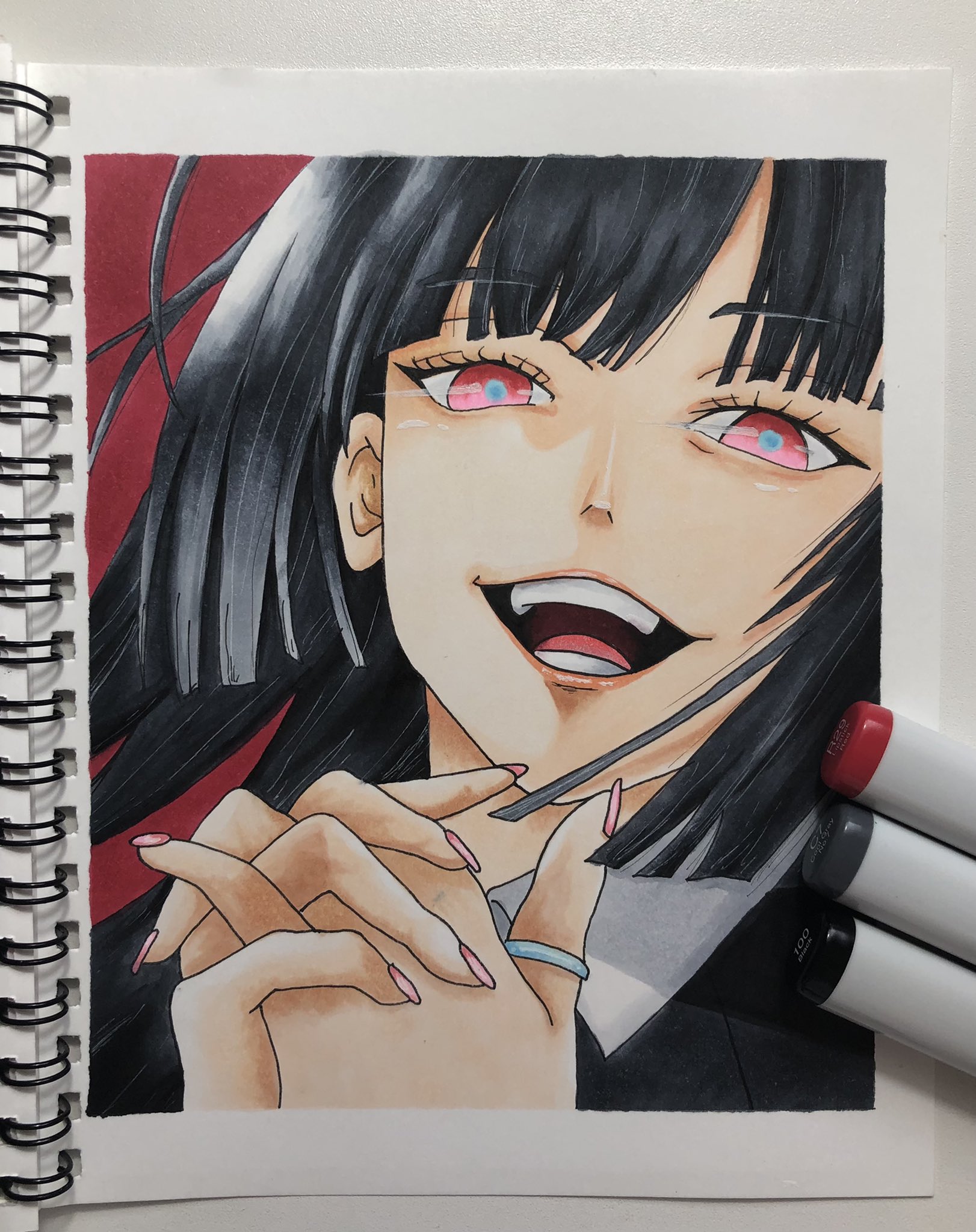 賭ケグルイ 複製原画 B 蛇喰夢子
