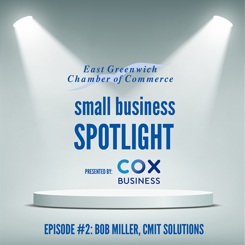 Join us for a new podcast series brought to you by the East Greenwich Chamber of Commerce and Cox Business highlighting the local small business owners in the East Greenwich, RI community. In this episode, we interview Bob Miller of CMIT Solutions. anchor.fm/eastgreenwichc…