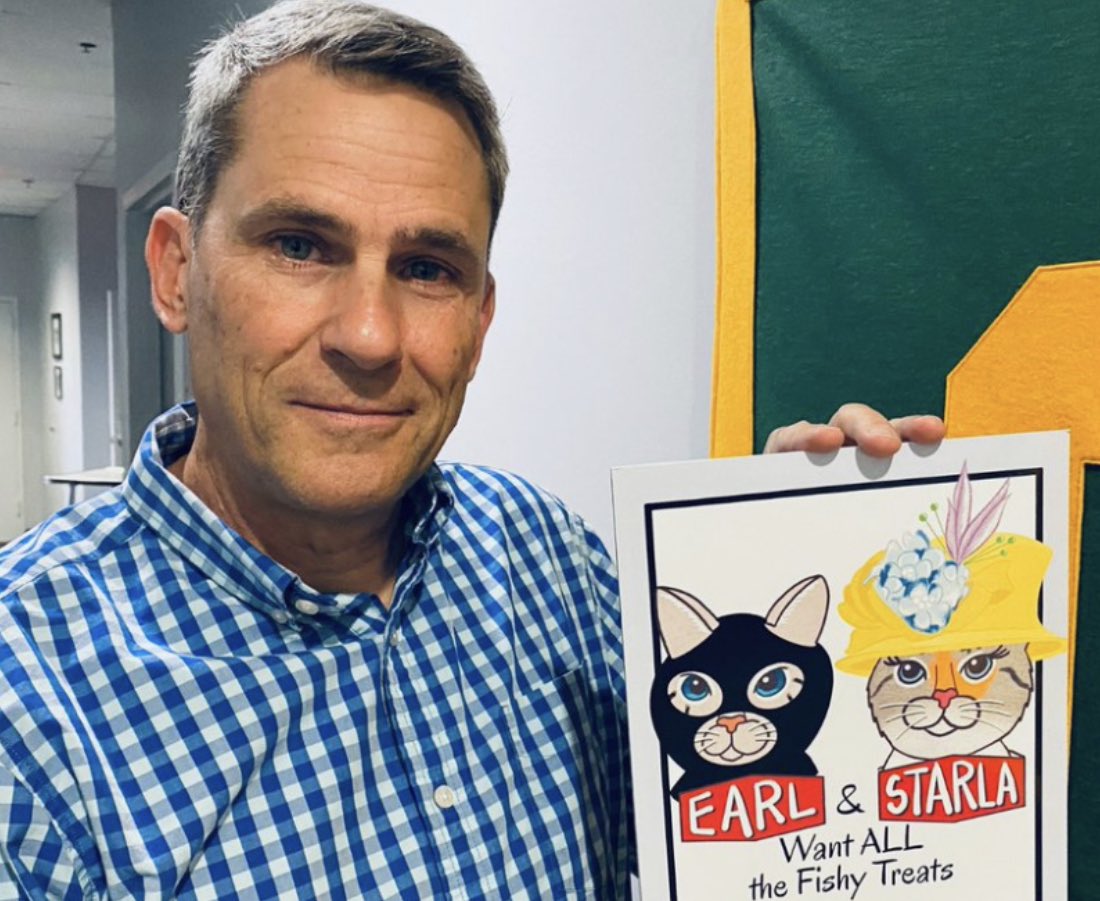 Syked4SS's tweet image. Great start to the morning! Hearing from ⁦@Georgiaecon⁩’s Mike Raymer discuss his new book “Earl and Starla Want all the Fishy Treats.” Can’t wait to get my copy! ⁦@AtlantaFed⁩ ⁦@UWGEconEd⁩ ⁦@GaDOE_SS⁩ #K5E3