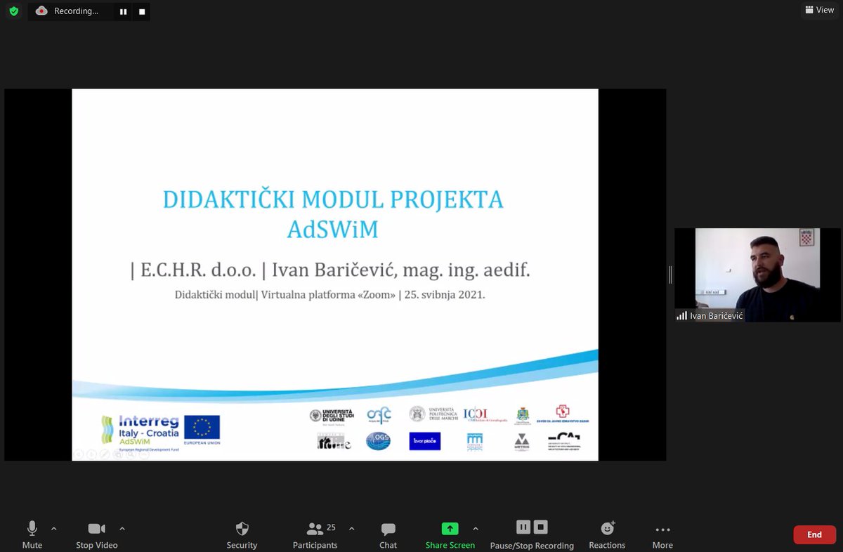 AdswimProject's tweet photo. #Adswimproject croatian partners #IzvorPloฤe and #Split water and sewerage company Ltd, has held an online lecture with primary school teachers to present them the developed #didacticmodule on the topic of promotion and preservation of water resources and wastewater management. https://t.co/UG3RP1ieAT