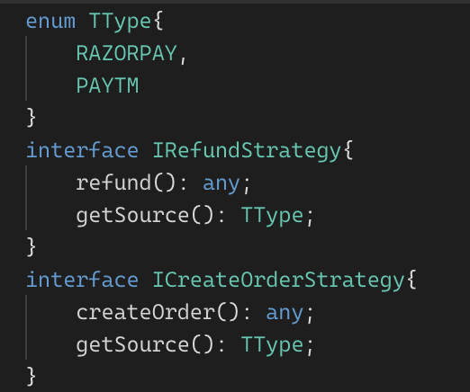 akubuzz's tweet photo. https://t.co/yYgUPA63Dk
Another solution for selecting a payment strategy by creating map of all implementations.
@TypeScriptDaily @typescript @JavaScriptDaily @JavaScript #javascript #typescript #codewithakubuzz #100DaysOfCode #Coding #programmer https://t.co/uy56XnObHj
