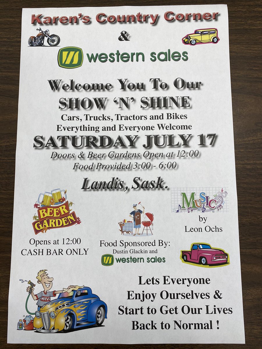 Well it’s that time of year to get your toys out and show them off. Since restrictions are lifting why not join us for some pops and some grub. July 17th. Share away.