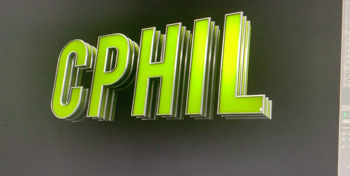 CPhilDesign's tweet image. I love making 3D text in Cinema 4D #3DDesign #DesignTwitter #Cinema4D