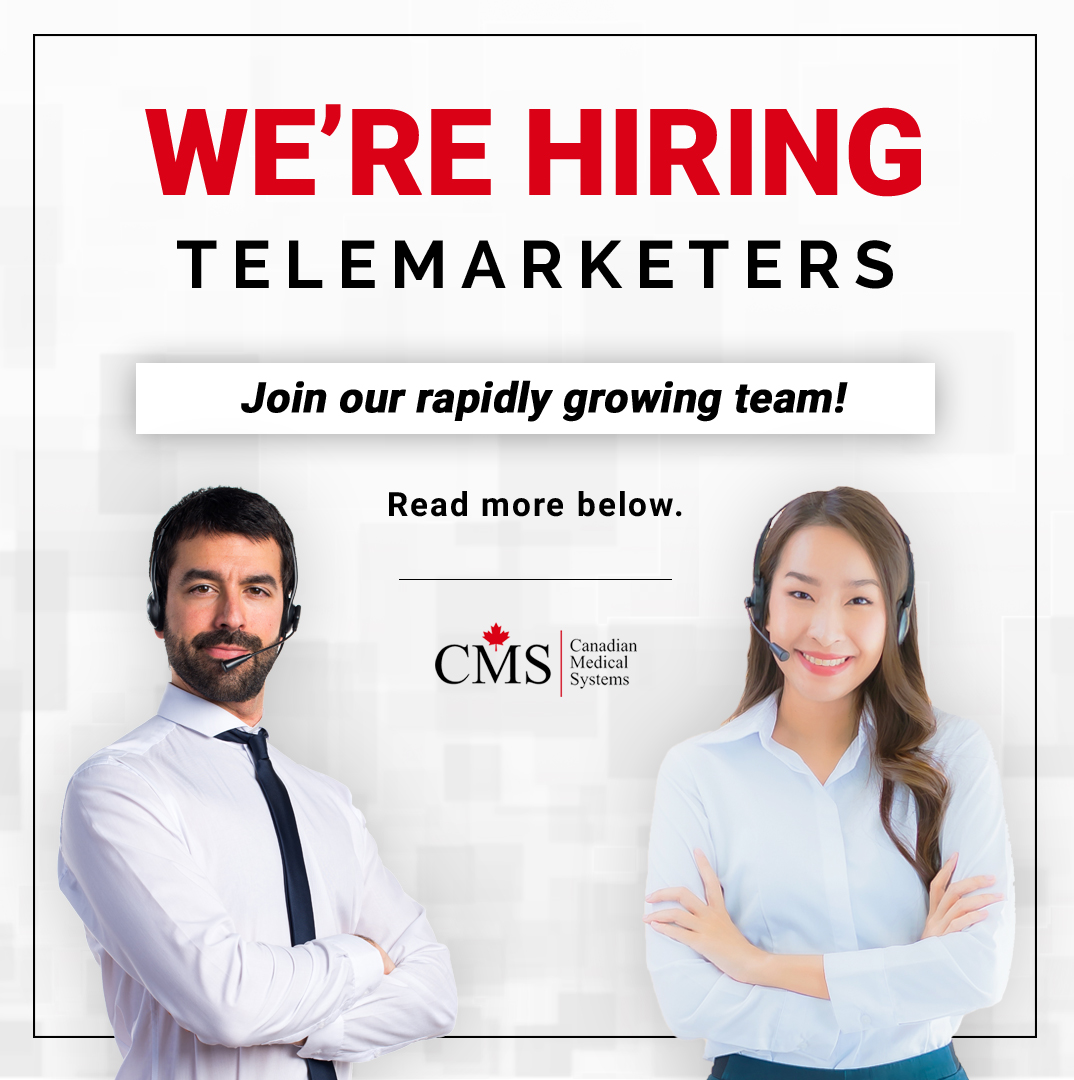 CanadianMedSys's tweet image. Our team is hiring telemarketers to help push forward our vision of providing solutions to fight against COVID-19 and other related concerns that protect everyday lives!

To read more on the requirements and how to apply, click below:
bit.ly/3ixZwRv 
--
#nowhiring