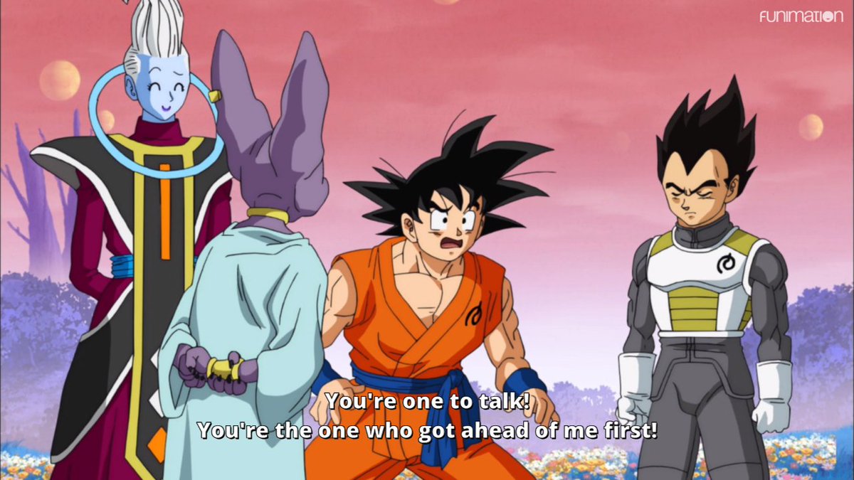 dragonballsuper's tweet photo. These two don't get along at all.. 😅 https://t.co/JV3vcS64v4