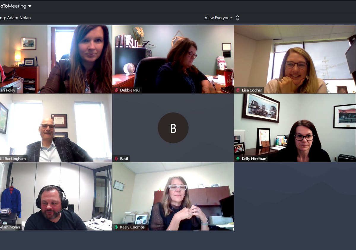 Monthly virtual board meeting! 
#IBAN #IBANBoardMeeting