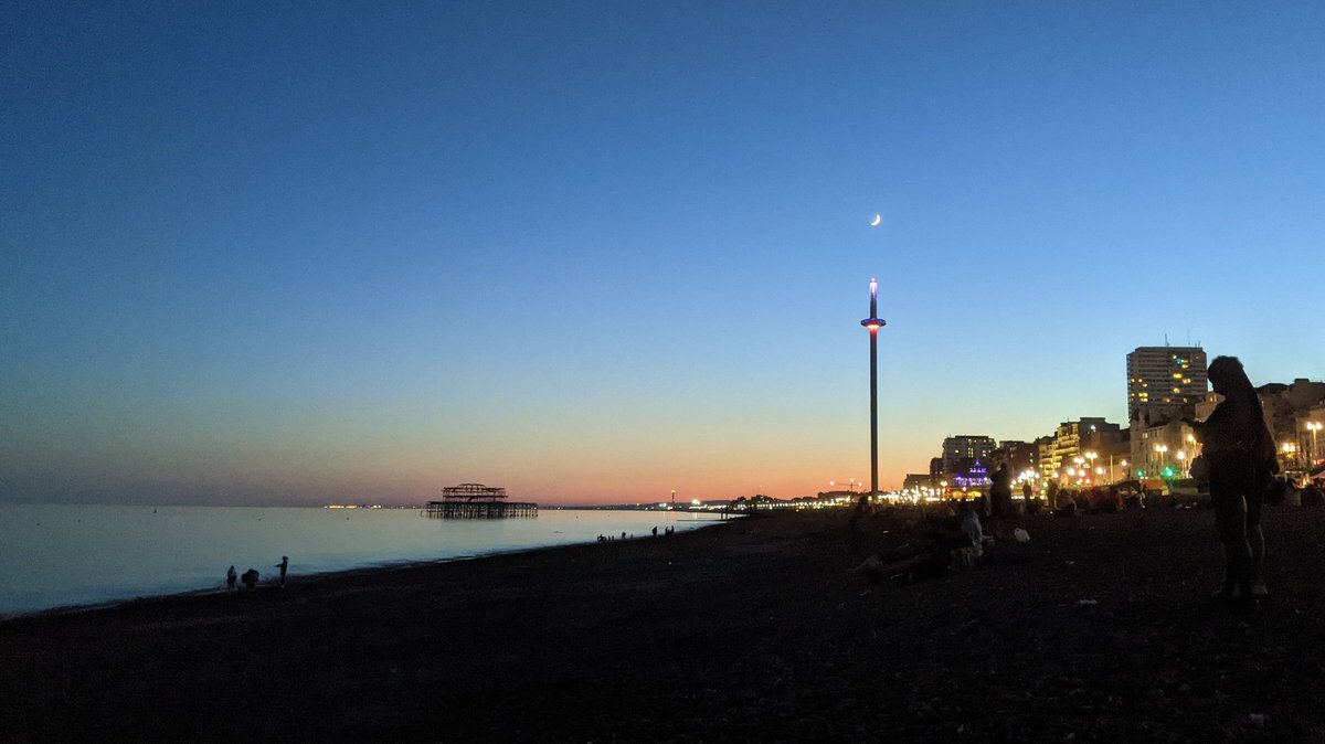sometimes, on very rare occasions, the i360 in brighton isn't an eyesore.
