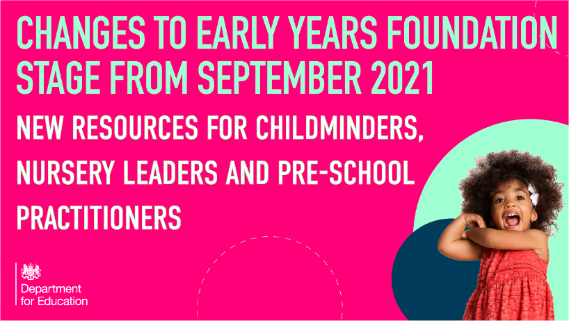 Get ready for the Early Years Foundation Stage (EYFS) changes in September 2021 with these new resources and practical support ow.ly/UsD050FaH7y 

The development of these materials was supported by Pen Green ow.ly/MAv350FaH7v